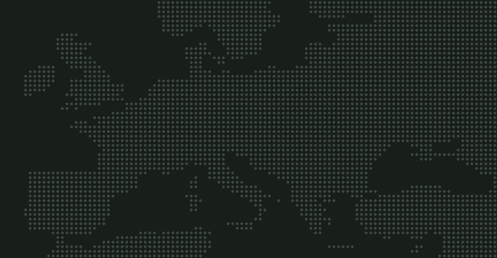 Mapa de Europa; la sede no tiene ubicación confirmada